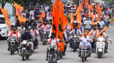 ಹಿಂದೂ ಮಹಾಗಣಪತಿ   ಅದ್ದೂರಿಯಾಗಿ ನಡೆದ ಬೈಕ್ ರ‌್ಯಾಲಿ