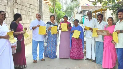 ಕುಷ್ಠರೋಗ ಭಯ ಬೇಡ   ತಪಾಸಣೆಗೆ ಸಹಕರಿಸಿ   ಎನ್ ಎಸ್ ಮಂಜುನಾಥ್ ಮನವಿ